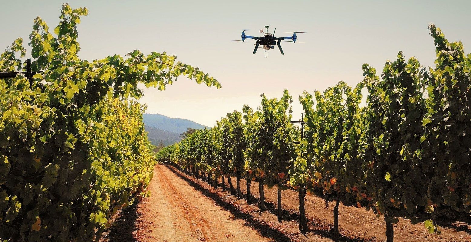 Imagen de un dron durante el rodaje de una de nuestras campañas de marketing.