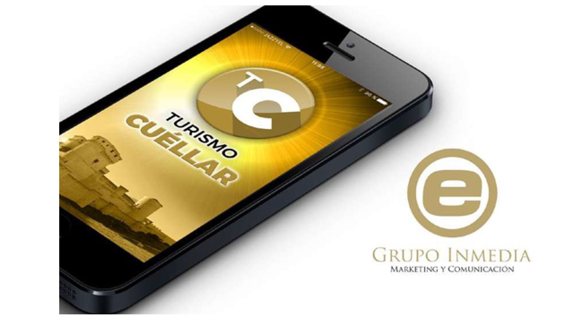 Imagen de un móvil con la APP creada por nosotros.